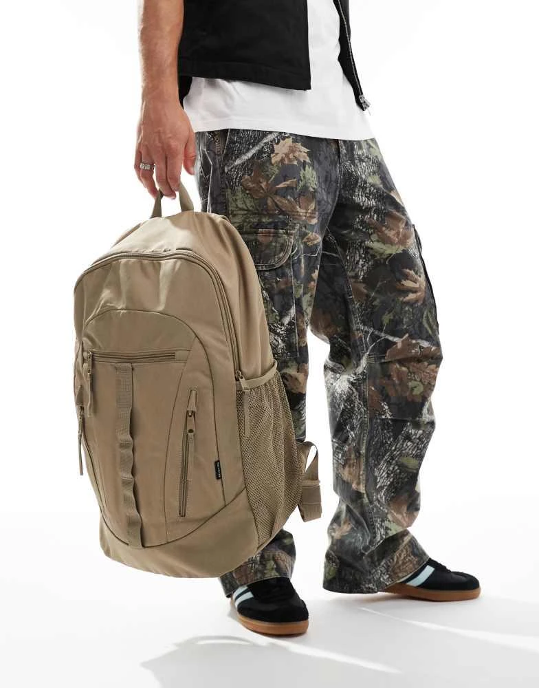 HOLLISTER Hollister backpack in tan 1