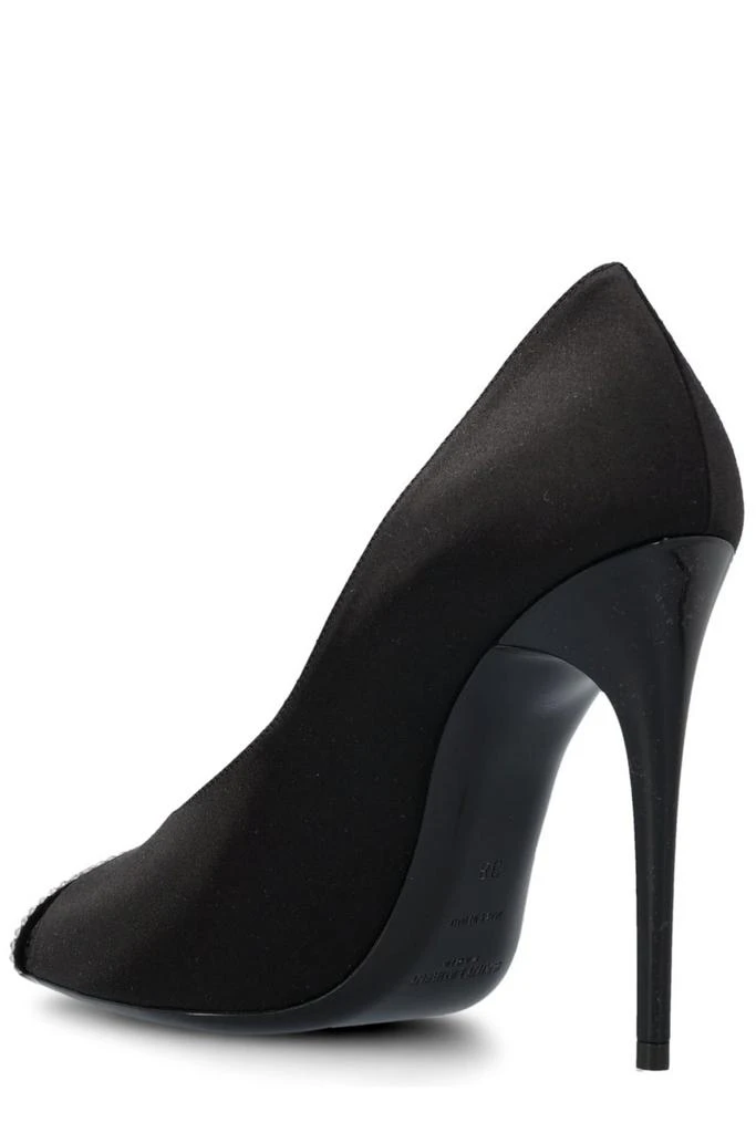 Yves Saint Laurent Saint Laurent Embellished Satin Pumps 3
