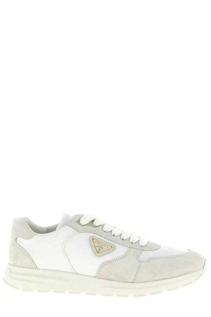Prada Prada Triangle-Logo Lace-Up Sneakers 1