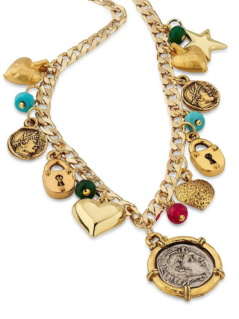 Shashi Ethereal 14K-Gold-Plated Charm Necklace 3