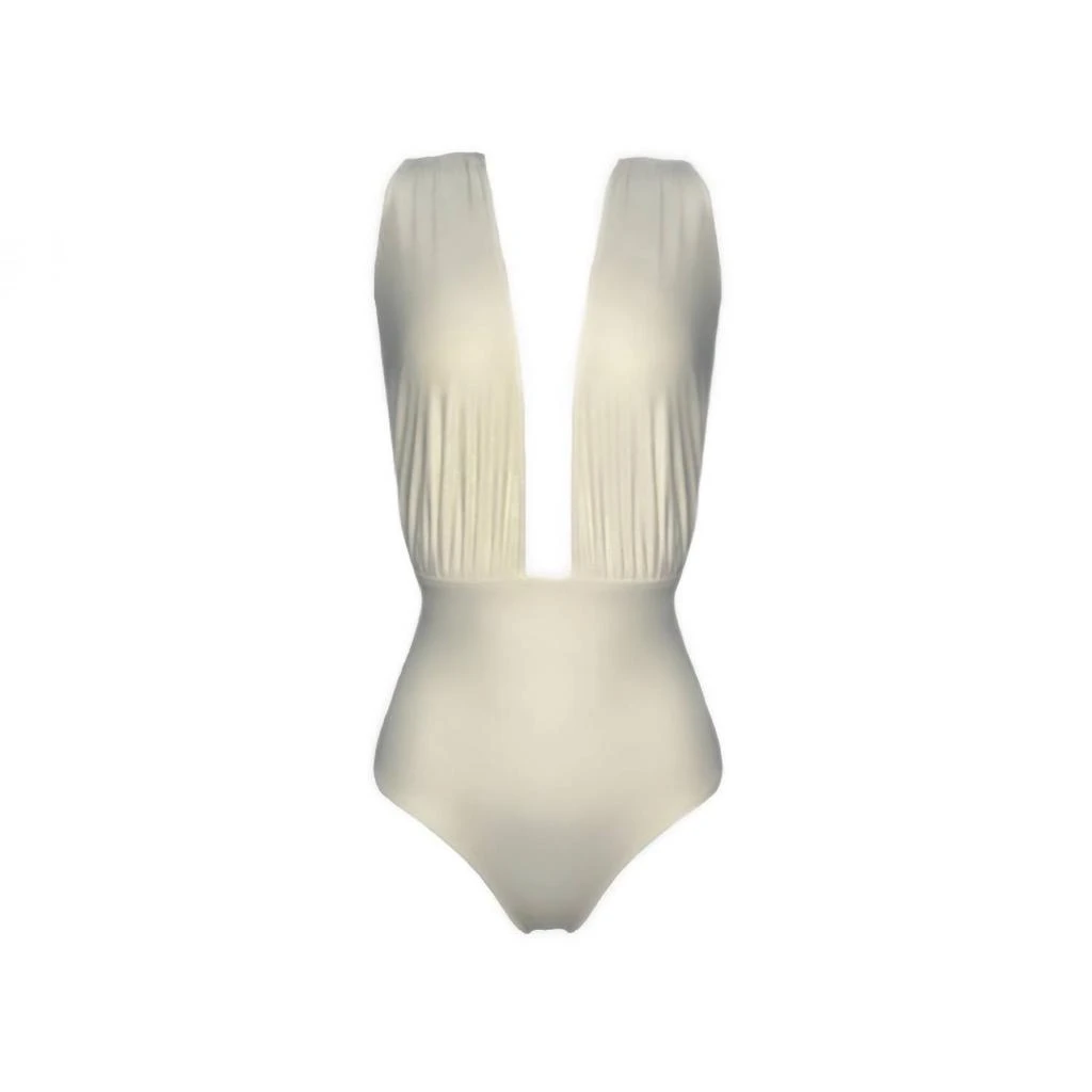 LENNY NIEMEYER Chic Multi-Way One Piece Swimsuit In Off White 4