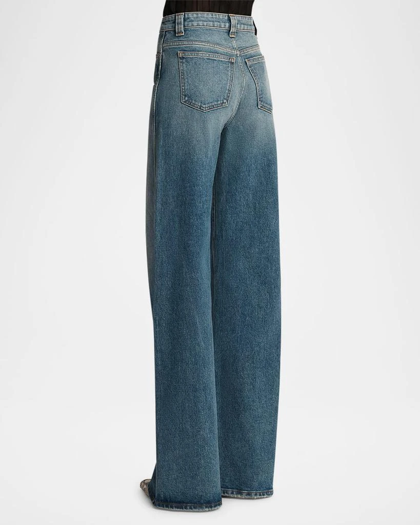 Khaite Dane High-Rise Flared Jeans 3