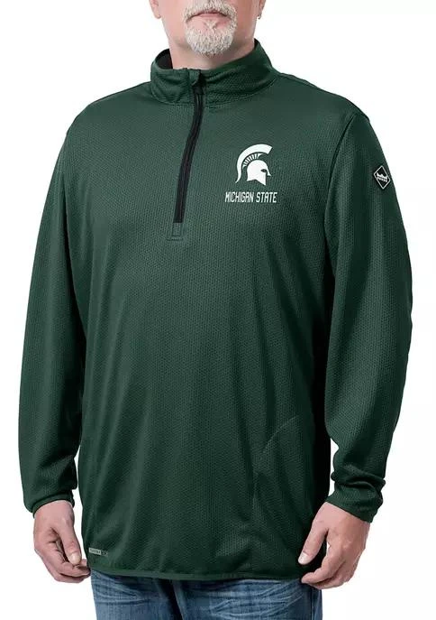 Franchise Club Club Ncaa Michigan State Spartans Flow Thermatec Quarter Zip Jacket 1