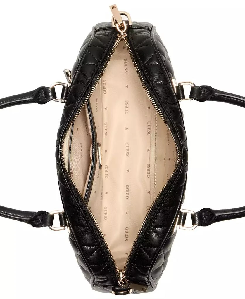 GUESS Women
s Valla Medium Satchel Bag 4