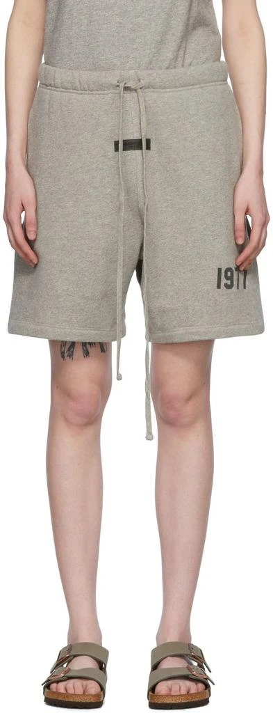 Essentials Gray 1977 Shorts 1