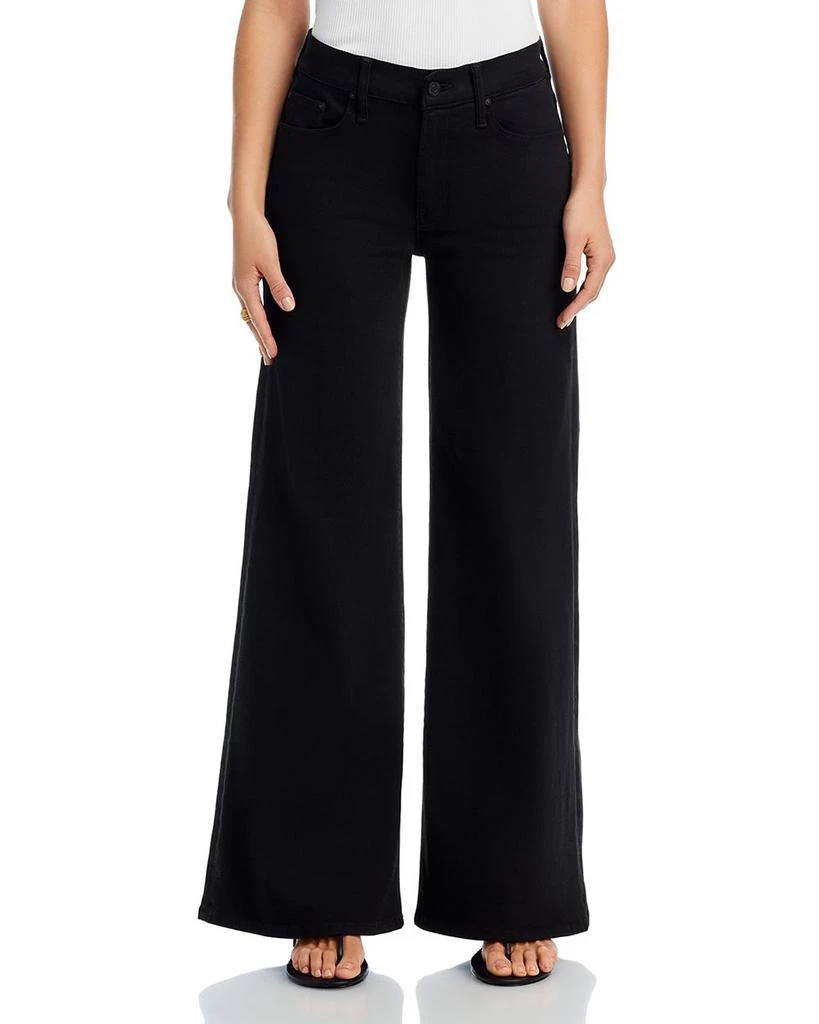 MOTHER The Lil Twister Sneak Jeans in Pitch 7
