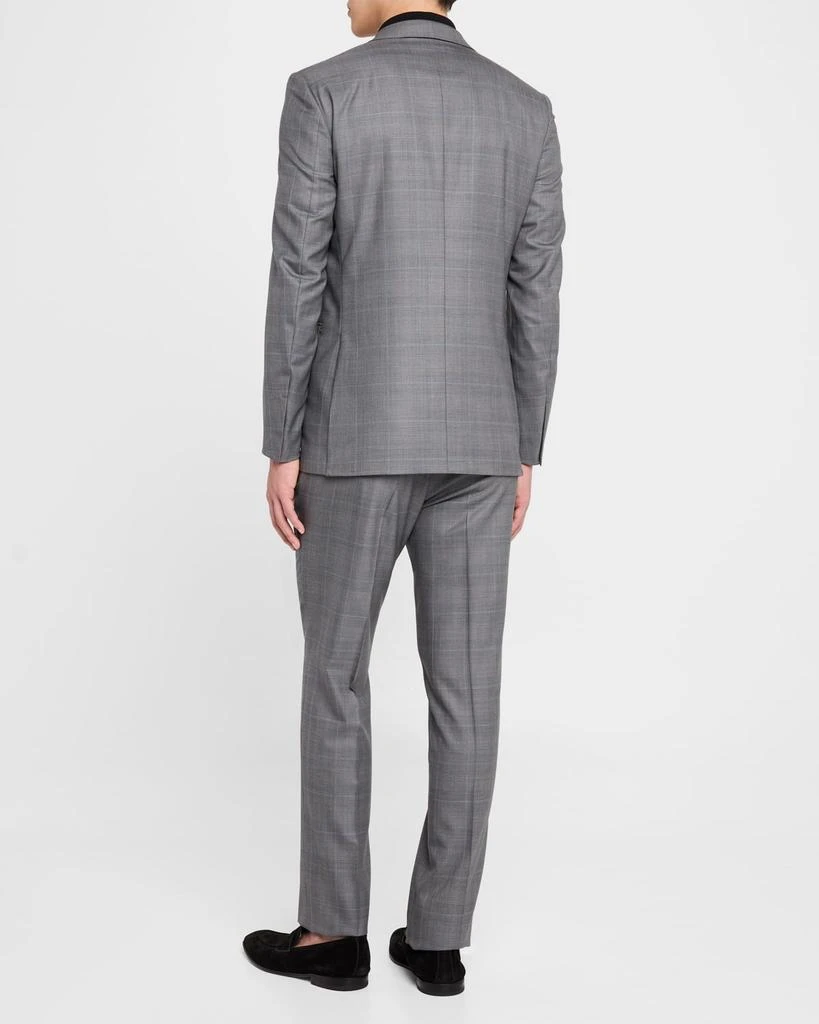 Zegna Men's 15milmil15 Wool Plaid Suit 5