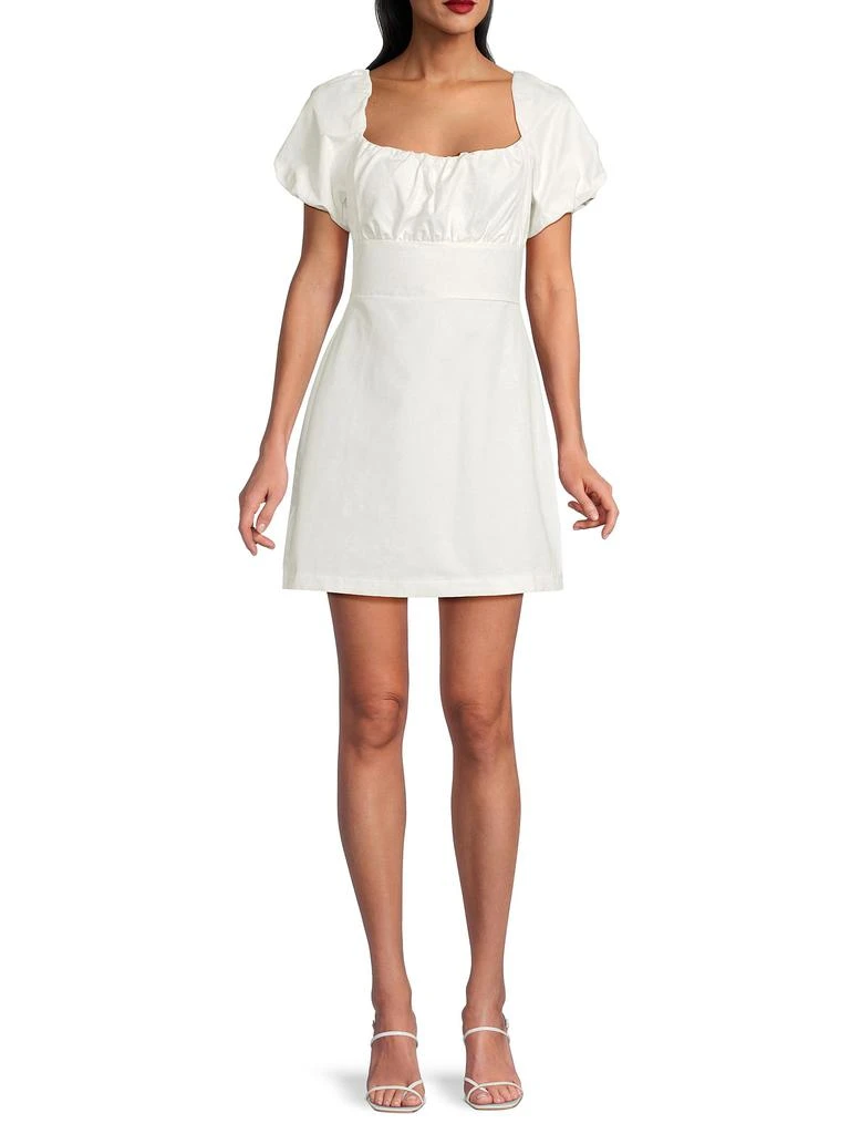 Lea 
Viola ​Puff-Sleeve Minidress 1