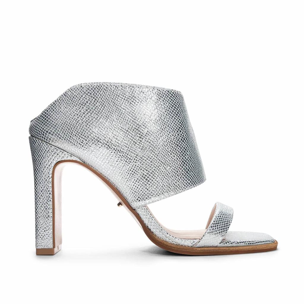42 GOLD 42 Gold - Women's Scaly Metallic Slide With Ankle Cuff