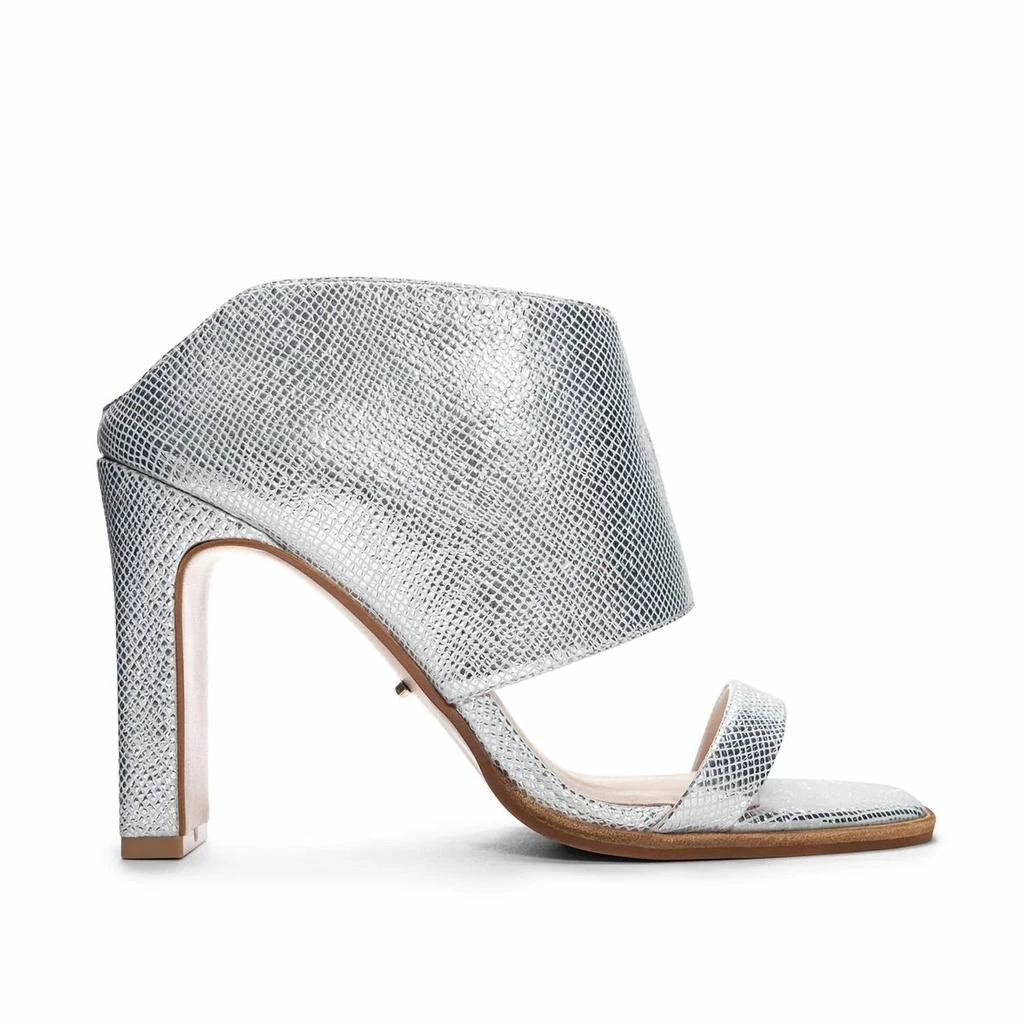 42 GOLD 42 Gold - Women's Scaly Metallic Slide With Ankle Cuff 2