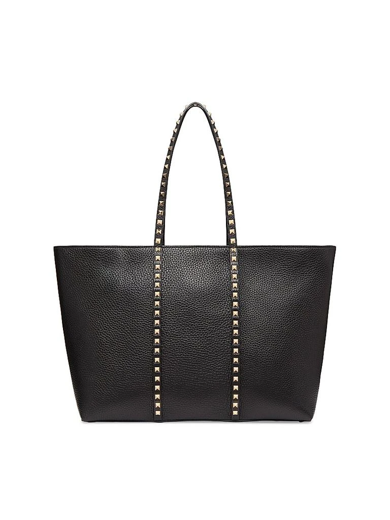 Valentino Rockstud Shopping Tote Bag in Grainy Calfskin 1