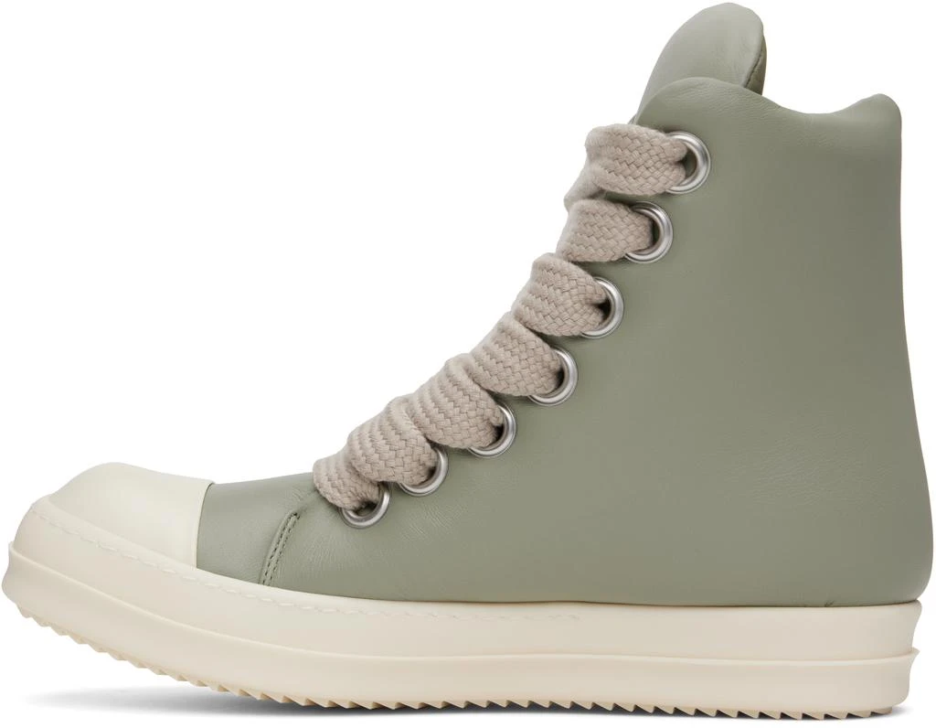 Rick Owens Green Hollywood Jumbolace Sneakers 3