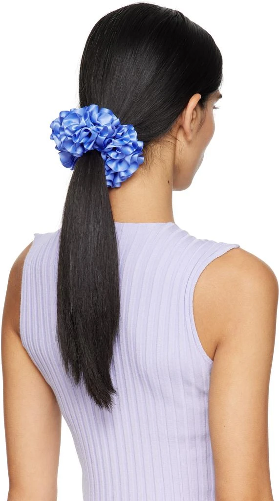 Maryam Nassir Zadeh Blue Carnation Scrunchie 3