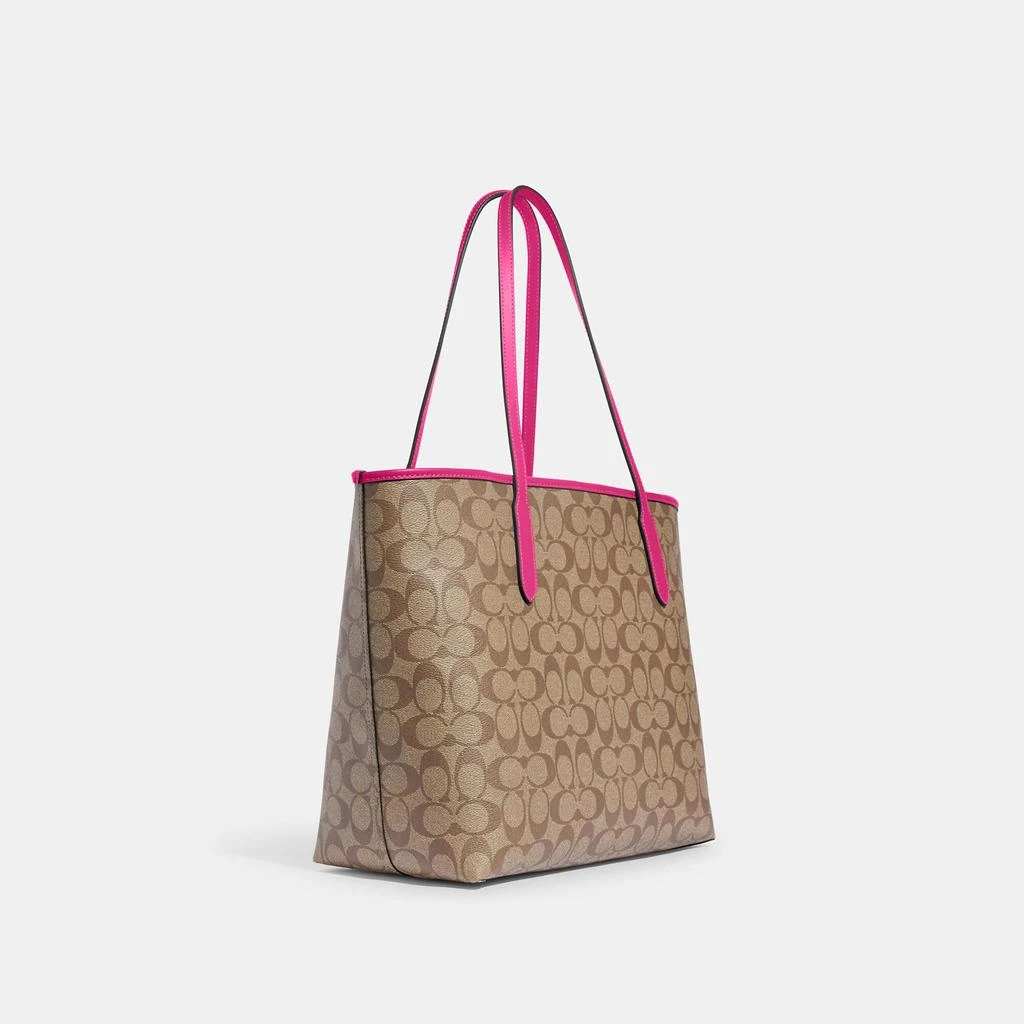 Coach Outlet Coach Outlet City Tote In Signature Canvas 2