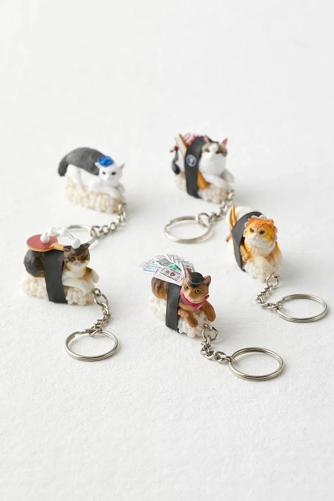 Urban Outfitters Sushi Cat Blind Box Keychain 2