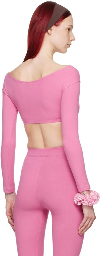 Gil Rodriguez Pink 'El Tigre Chiquito' Long Sleeve T-Shirt 3