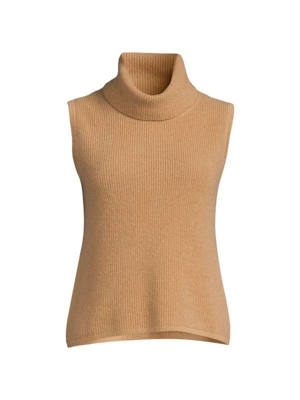 Saks Fifth Avenue Ribbed 100% Cashmere Sweater 3