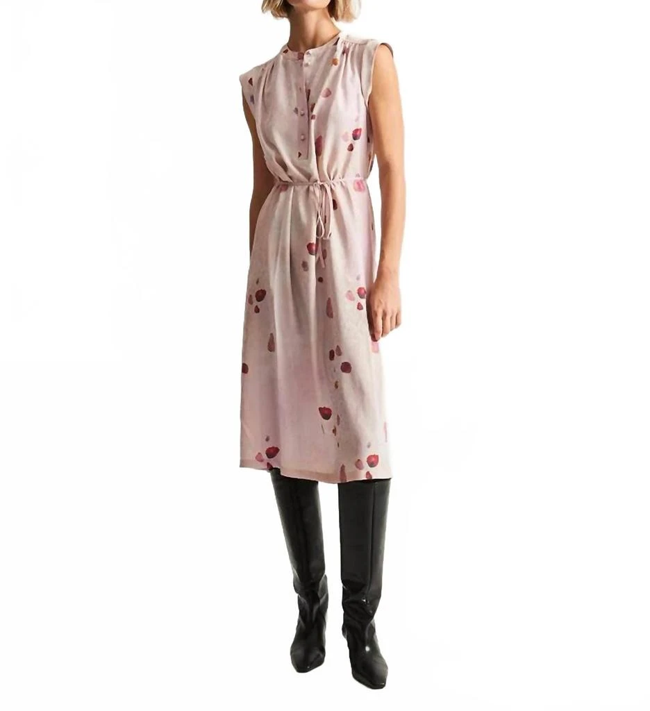 RAQUEL ALLEGRA Zaire Dress In Petal Pink 1