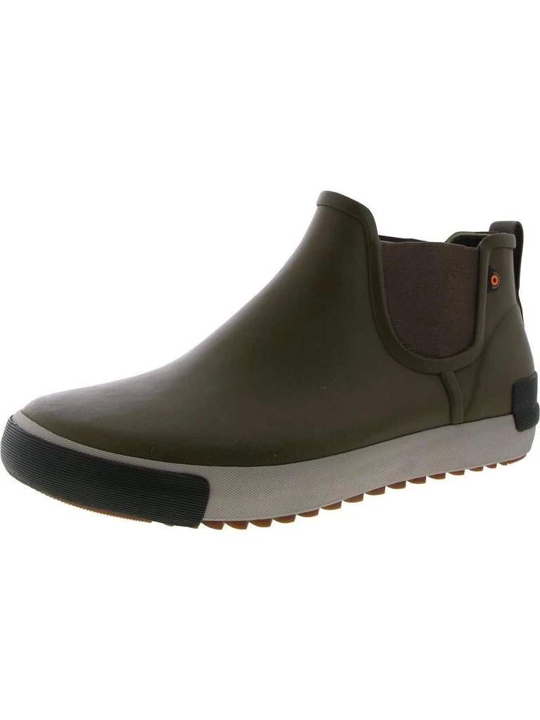 Bogs Mens Flat Waterproof Rain Boots 1