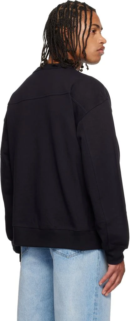 Dries Van Noten Navy Strap Sweatshirt 3