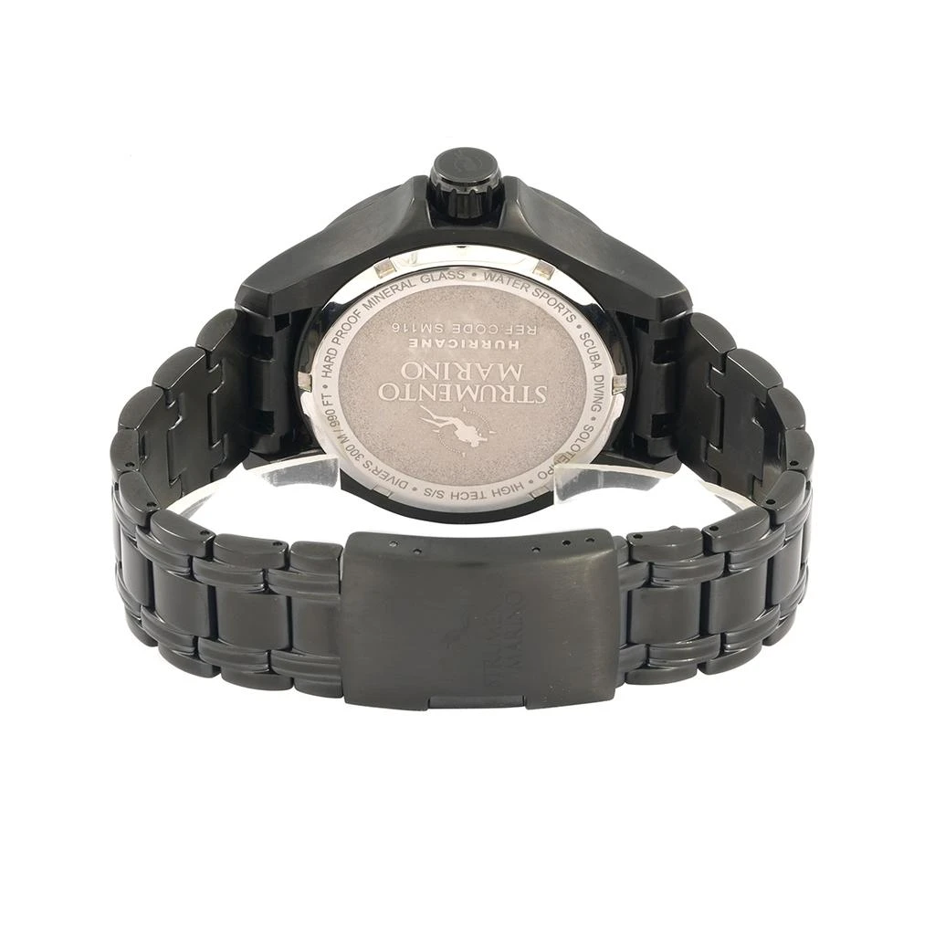 Strumento Marino Strumento Marino Hurricane 3 Hands Bracelet Quartz Black Dial Men's Watch SM116MB/BK/NR/RS 3