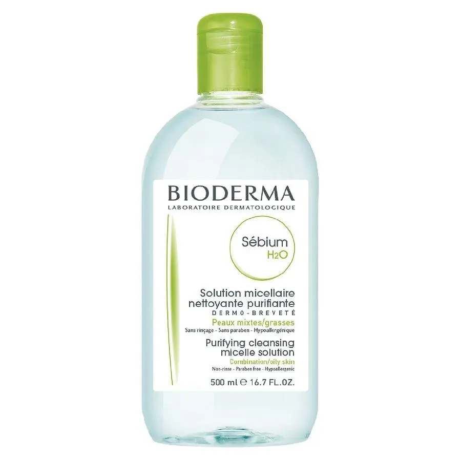 Bioderma Sebium H2O Micellar Water Makeup Remover for Combination to Oily Skin