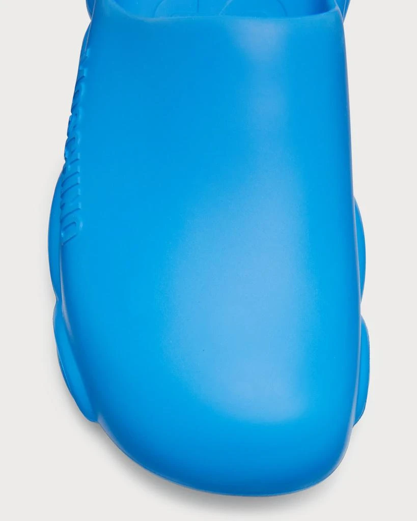 Moschino Men's Bubble Teddy Rubber Slides 5