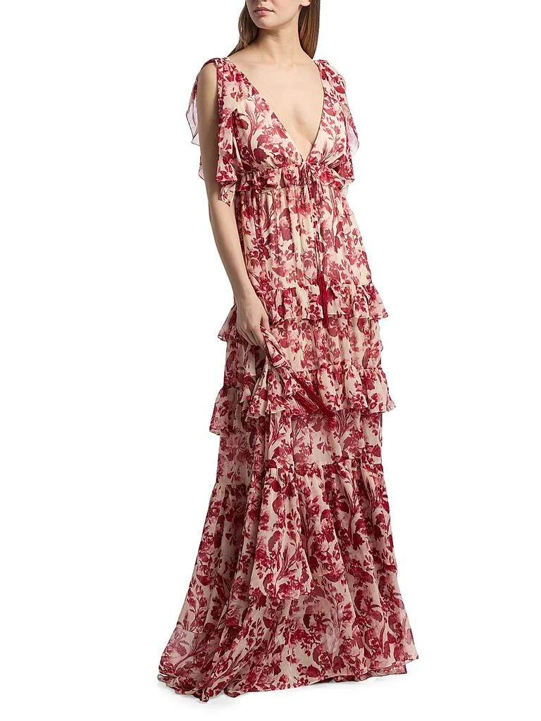 Cinq à Sept Omelia Floral Tiered Gown 2