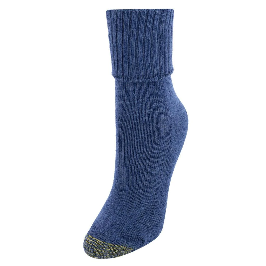 Gold Toe Women's Turn Cuff Bermuda Socks (3 Pair Pack) 3