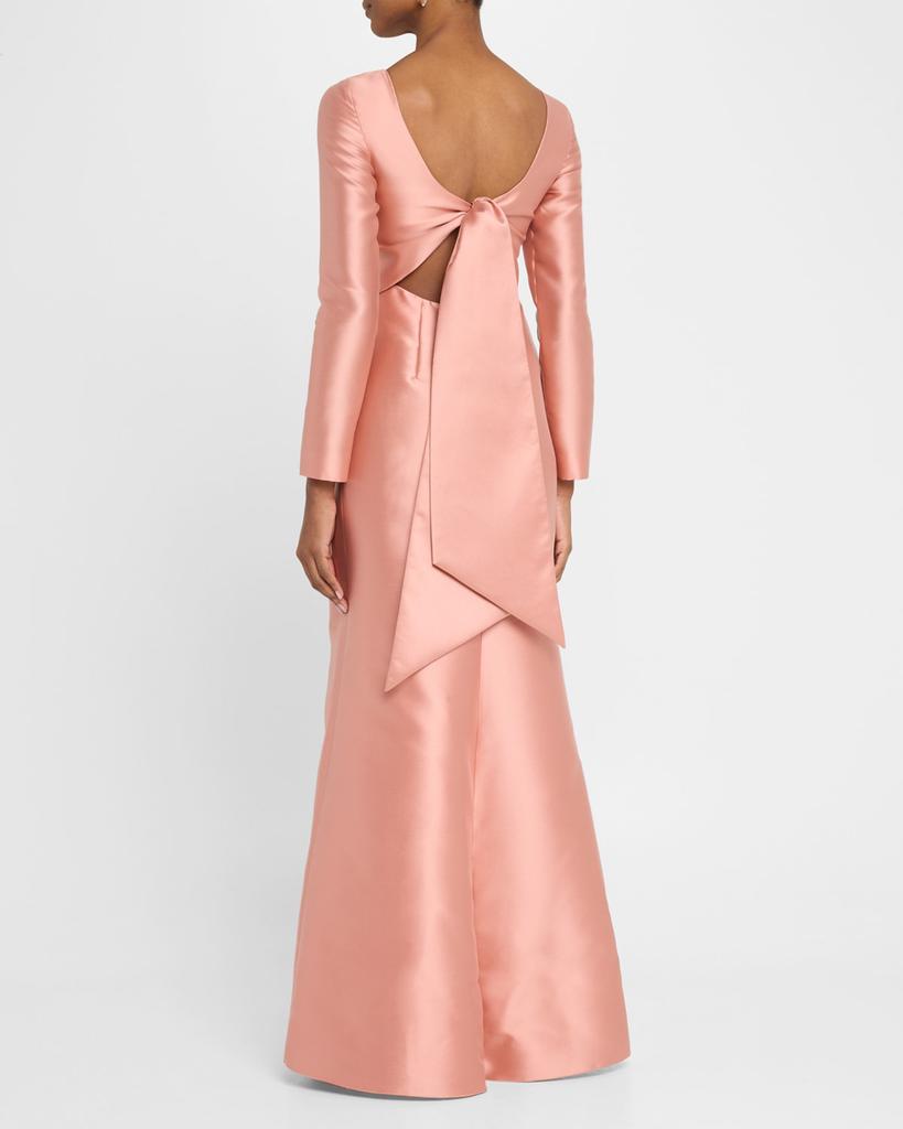 ワンピース A FERRETTI SS25 Mikado long dress (J04091625 0005) Long dress in mikado Cocktail | Alberta Ferretti