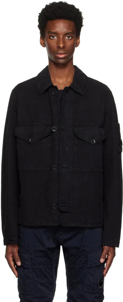 C.P. Company Black Lens Jacket 1