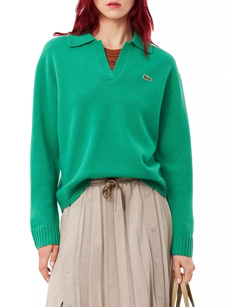 Lacoste Cashmere V-Neck Sweater 3