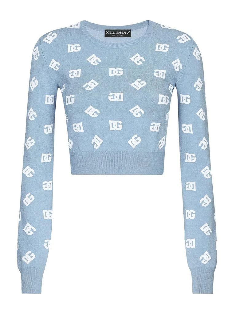 Dolce & Gabbana Knitwear Logo cropped 1
