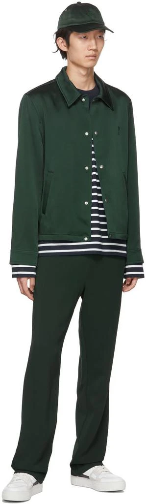 AMI SSENSE Exclusive Green Ami De Cœur Jacket 4