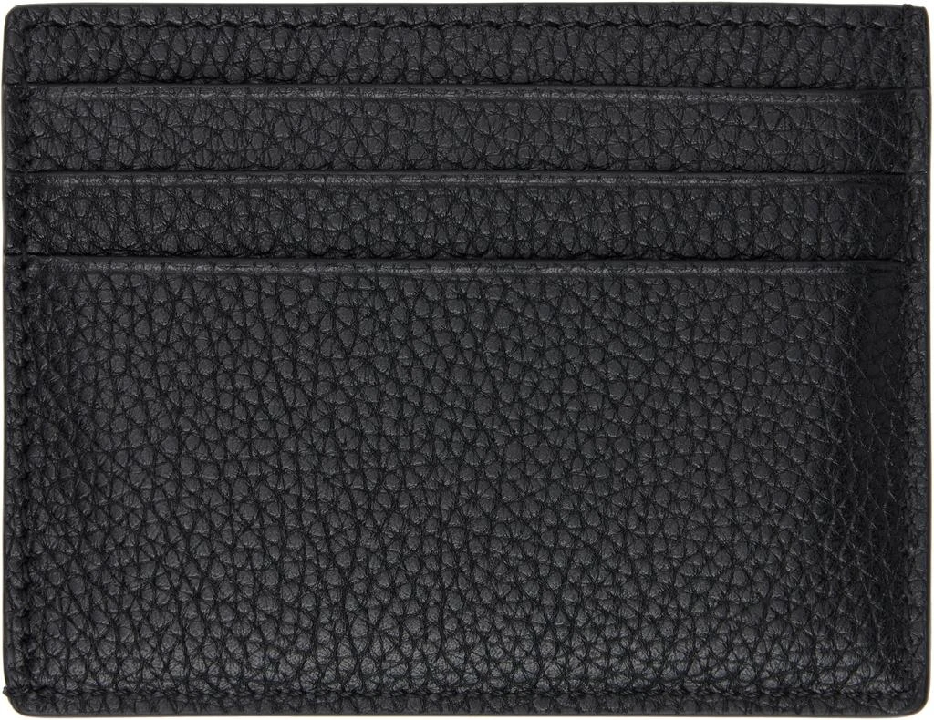 Tom Ford Black Grain Leather Classic Card Holder 2