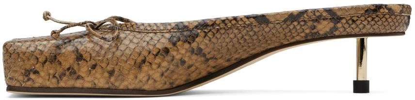 Jacquemus Brown 'Les Mules Basses Ballet' Mules 3