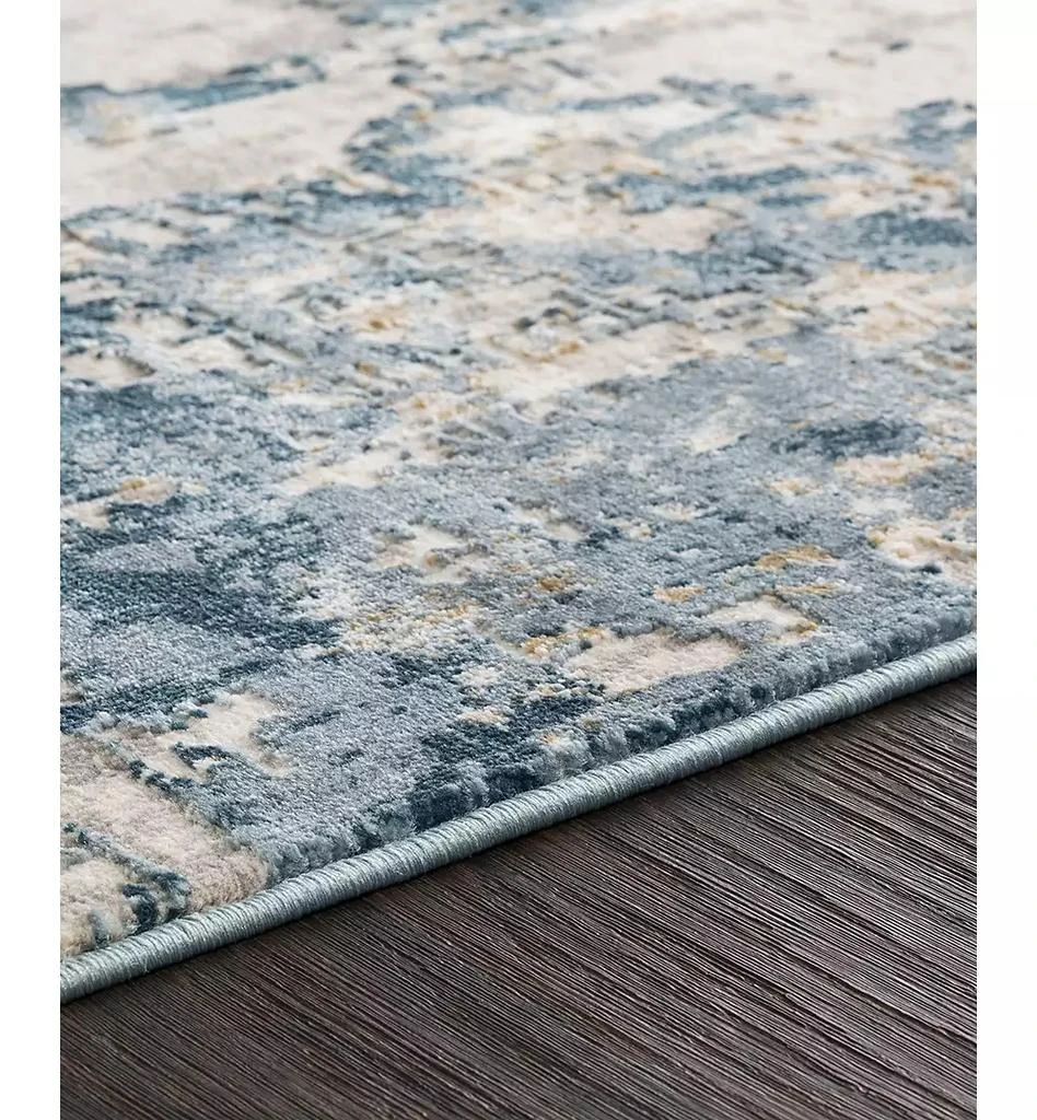 Surya Quatro QUA-2303 Denim 2' x 3' Area Rug 6