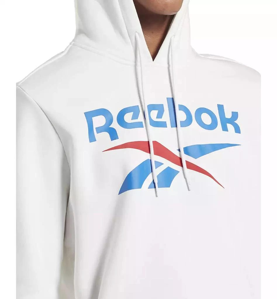 Reebok Men's Identity Classic-Fit Stacked Logo-Print Fleece Hoodie 3