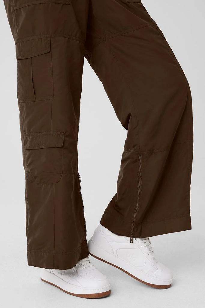 Alo High-Waist Ski-Moto Puffer Pant - Espresso 4