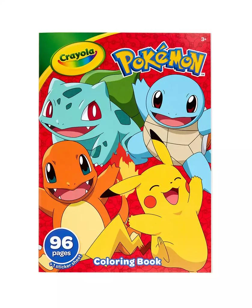 Crayola Pokémon Coloring Book, 96 Pages, Pack of 8 6