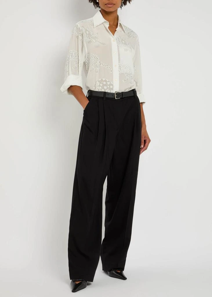 Stella McCartney Wild Cat silk shirt 4