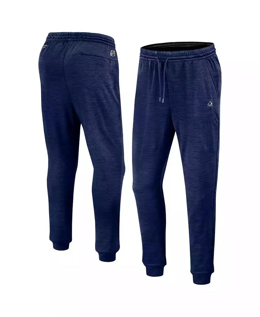 Fanatics Men's Heather Navy Colorado Avalanche Authentic Pro Fleece Sweatpants 1