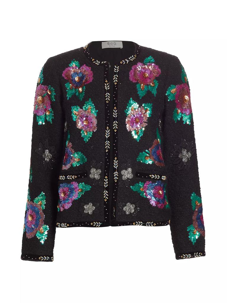 Sea Bethany Bouclé Sequin Jacket