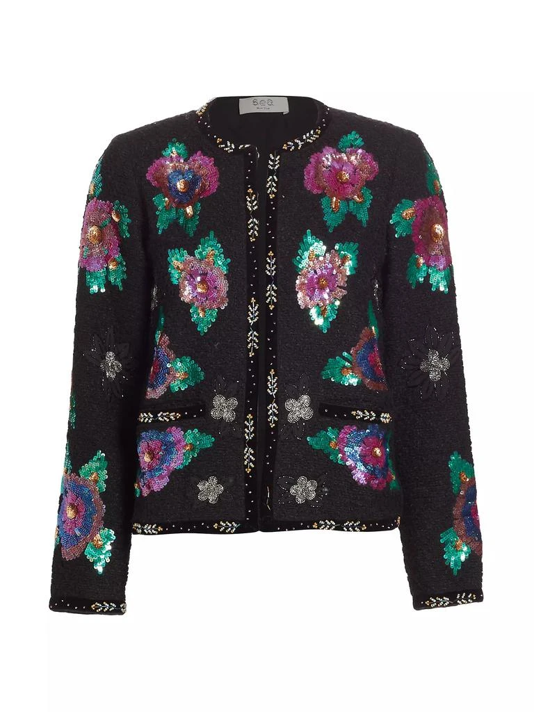 Sea Bethany Bouclé Sequin Jacket 1