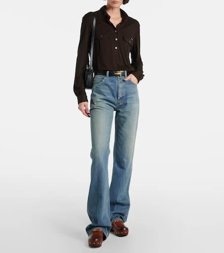 Tom Ford Whitney leather clogs 3