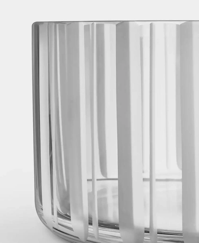 Orrefors Stripes Crystal Decor Bowl Small-3.35" 4