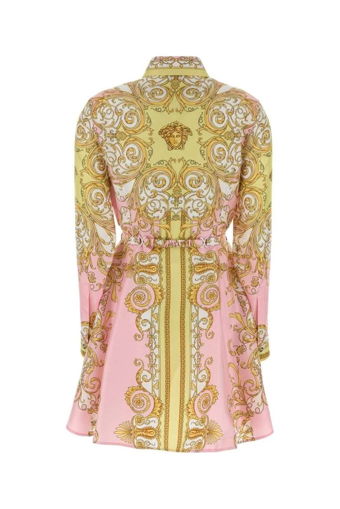 Versace Versace Pattern-Printed Twill Mini Shirt Dress 2