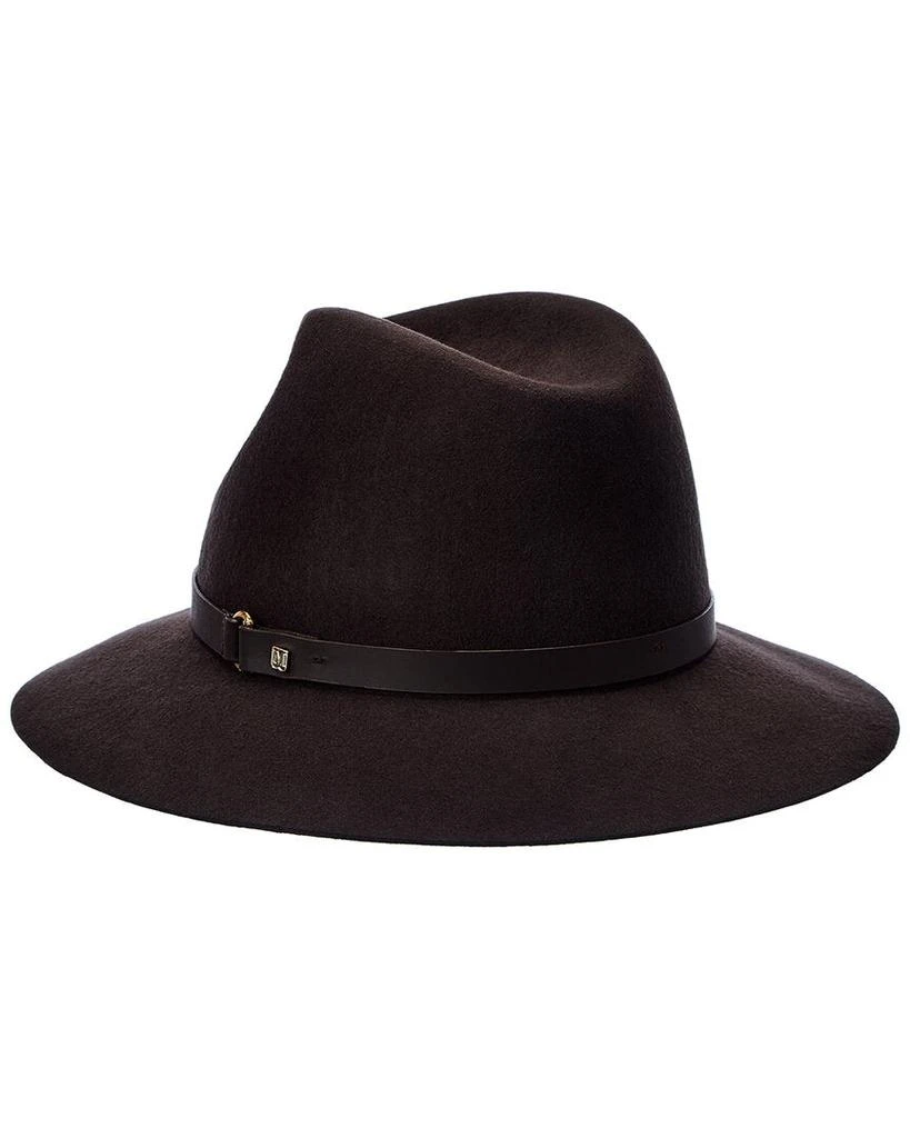 Bruno Magli Leather-Trim Wool Felt Fedora 2