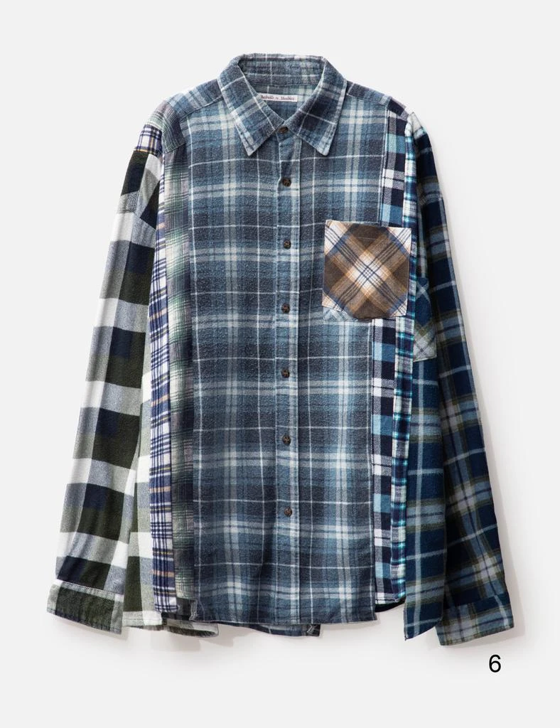 Needles FLANNEL SHIRT - 7 CUTS WIDE SHIRT 11