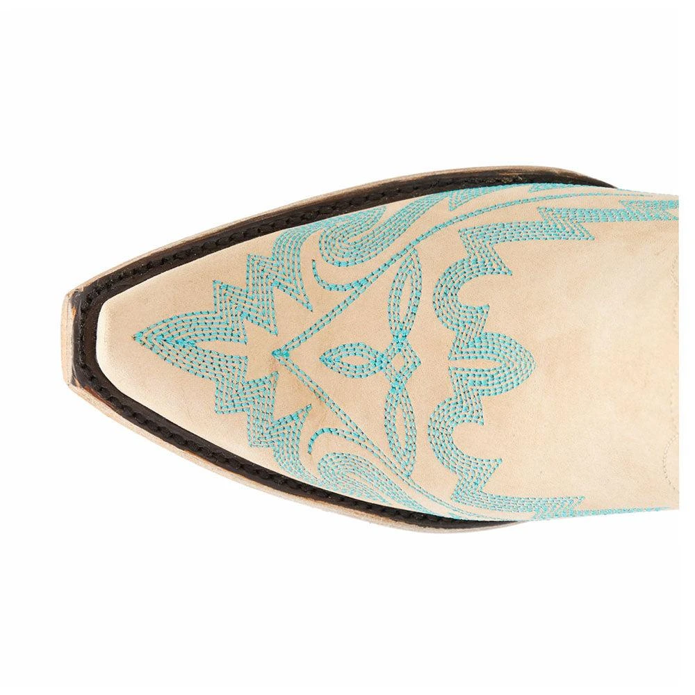LANE Lexington Embroidered Snip Toe Cowboy Booties 4